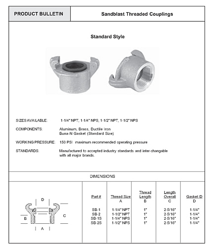 short quick coupings